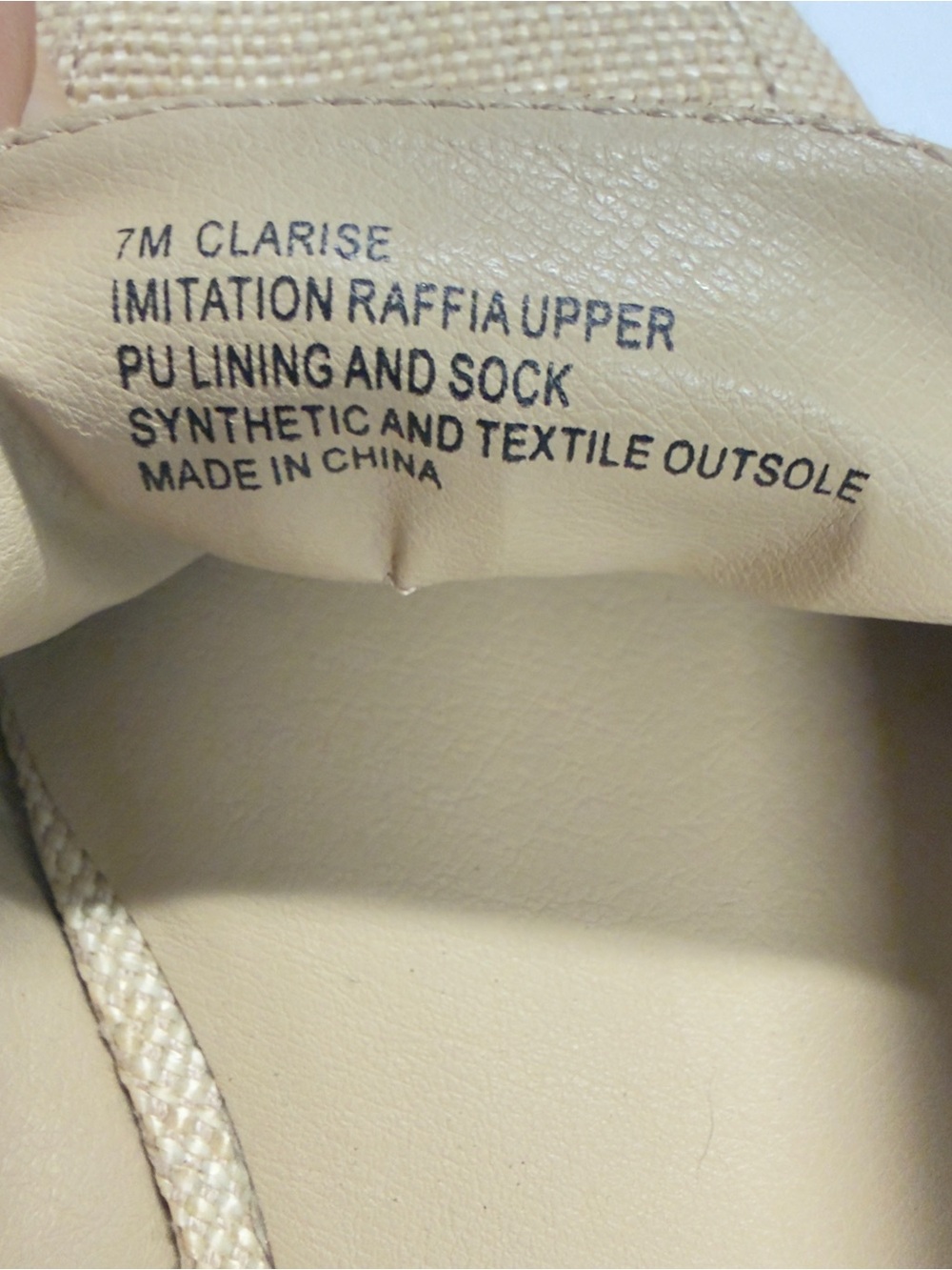 Dolce Vita Clarice Beige Woven Knot Mules - Size 7 - Picture 11 of 12